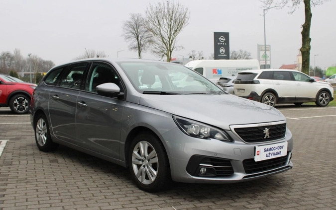 Peugeot 308 cena 44900 przebieg: 145439, rok produkcji 2019 z Tarnogród małe 407